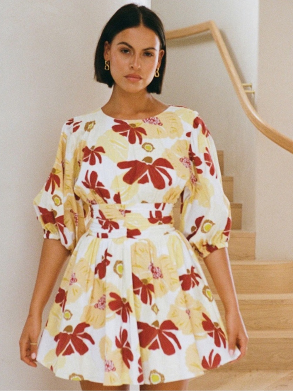 SABO Bettina Mini Dress dusk lily XS